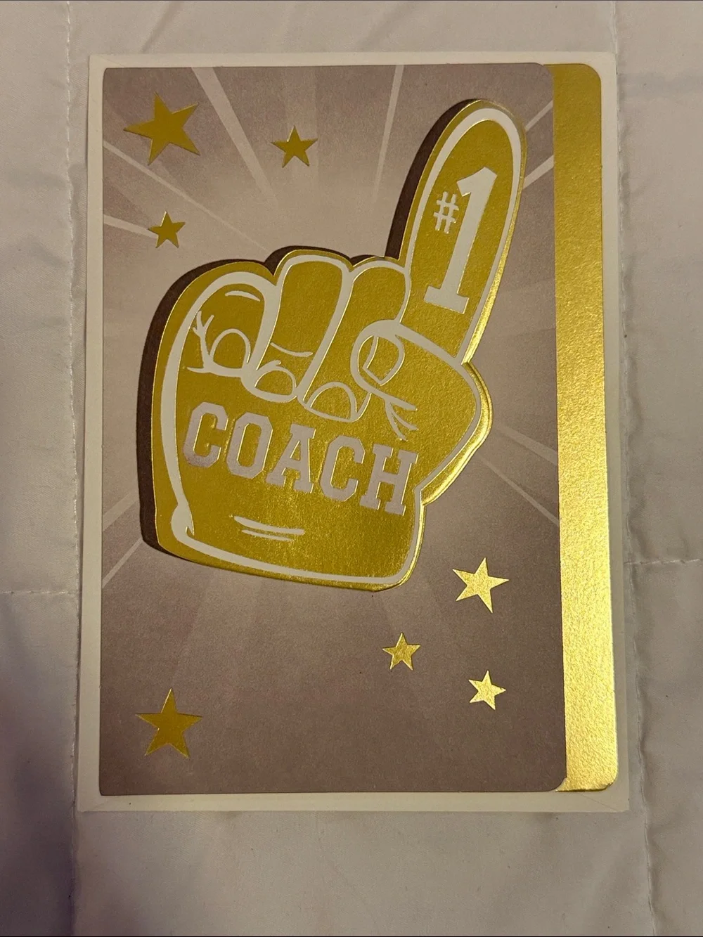 🖤 Bundle of 3 Hallmark #1 Coach Cards